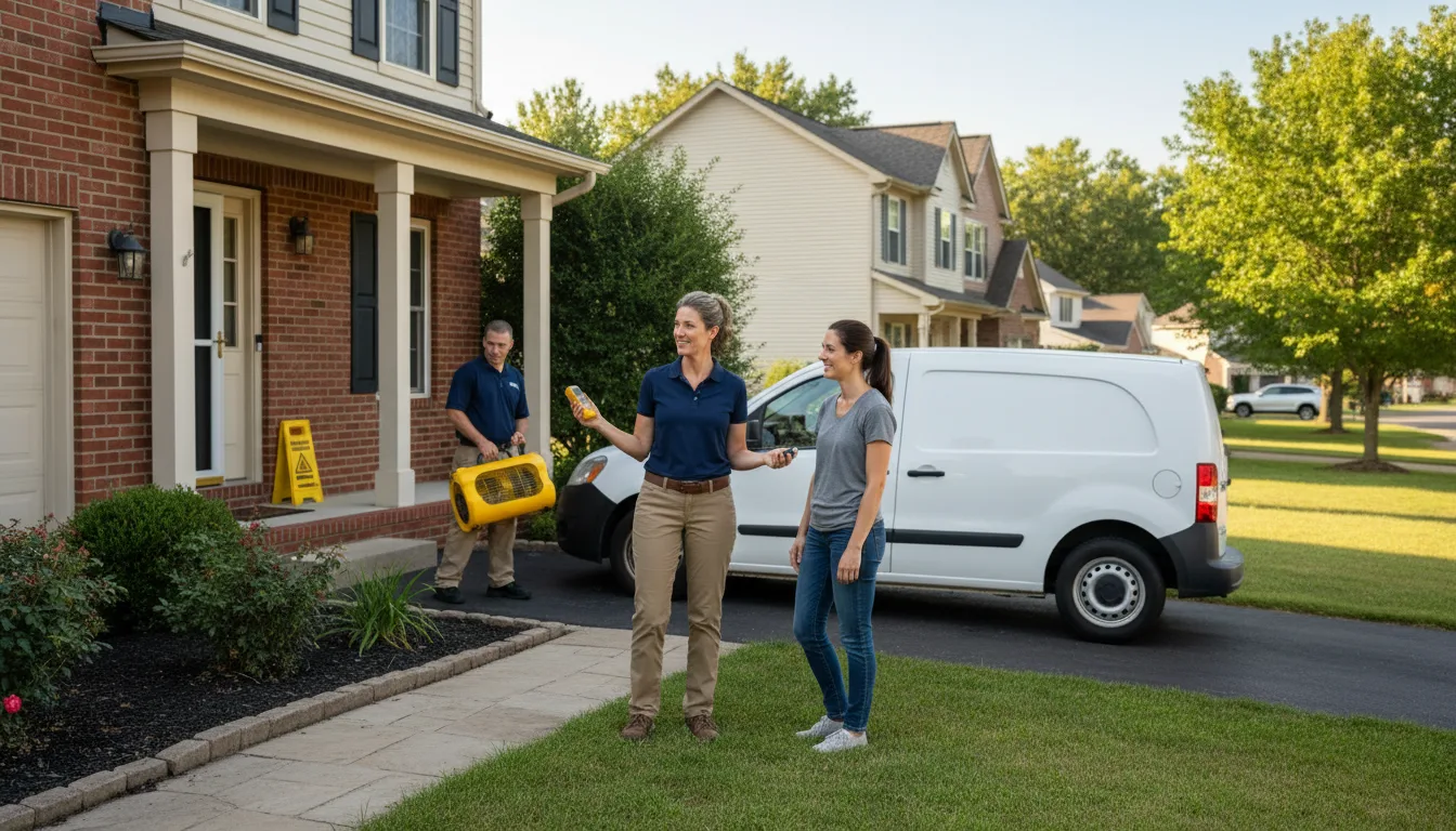 Water restoration image for Water Damage & Restoration Services in Deepwater, MO